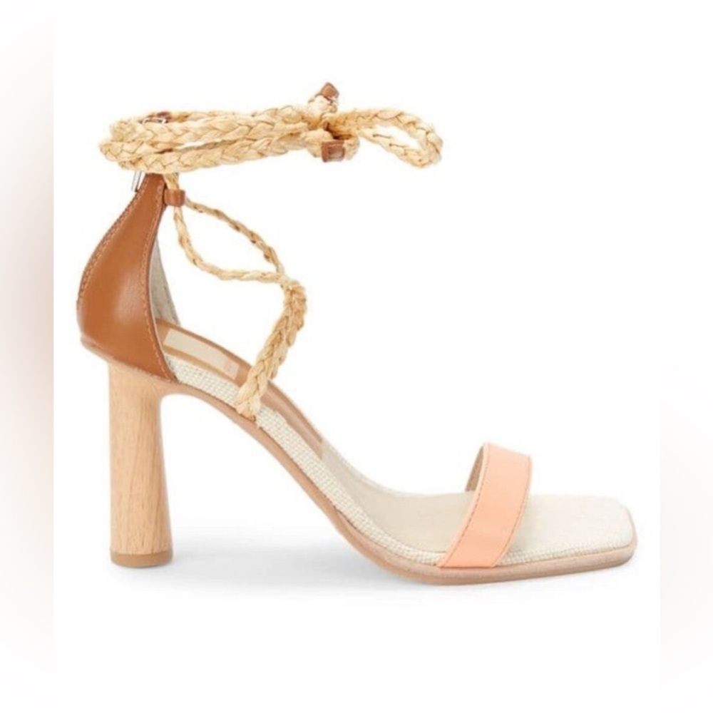 Dolce Vita Tan and Peach Stella Sandals